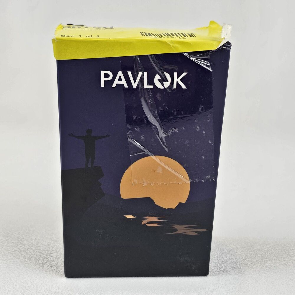 Pavlok Shock Clock 1 PAV-2718 Wearable Alarm Clock Black Silver Wristband